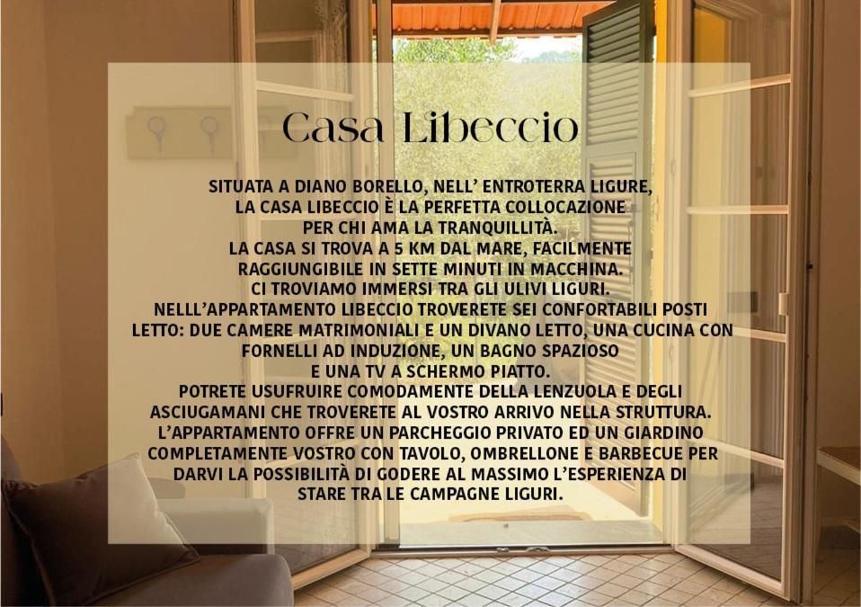 Ca Di Matti - Casa Oliva Diano Borello Exteriér fotografie